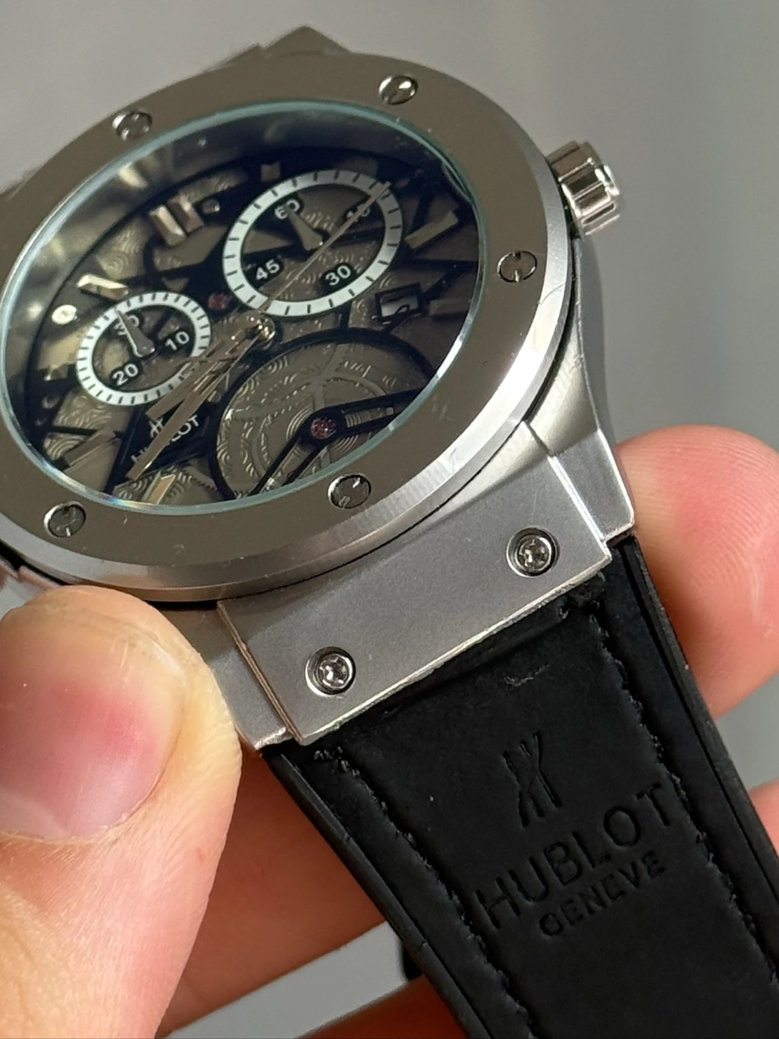 Men's gray watch – photo 2
